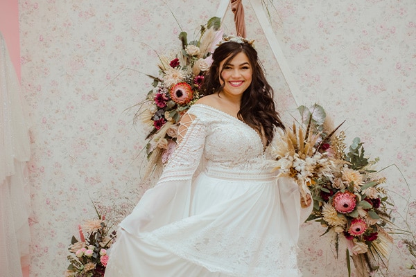 Umwerfende curyv boho Brautkleider als Hochzeitstrend